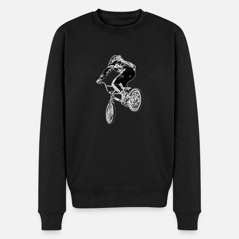 bmx - Pull Premium bio Homme - noir