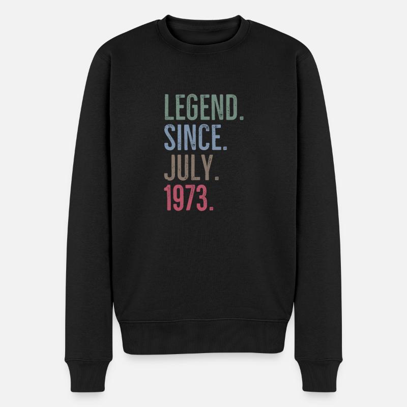 Légende depuis juillet 1973 - Pull Premium bio Homme - noir
