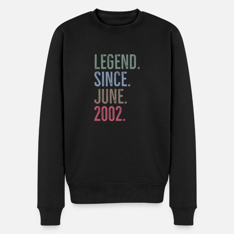 Légende depuis juin 2002 - Pull Premium bio Homme - noir