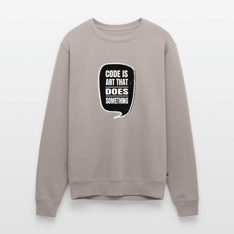 informatics c sharp programming fun jokes gift Männer Premium Bio Pullover