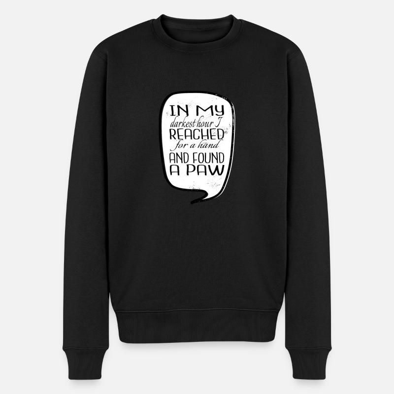 Idée cadeau d’anniversaire amis véganisme - Pull Premium bio Homme - noir