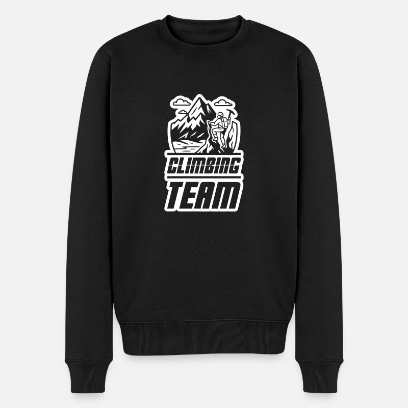 Alpinisme en équipe Escalade - Pull Premium bio Homme - noir