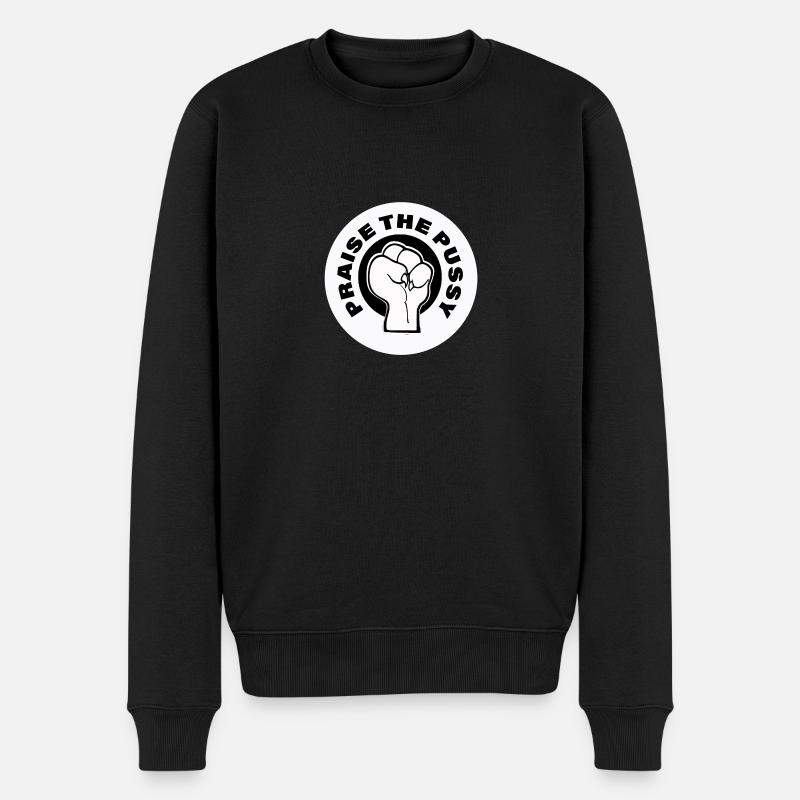 Louez le Blanc - Pull Premium bio Homme - noir