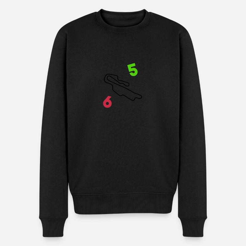 56 Mugello - Pull Premium bio Homme - noir