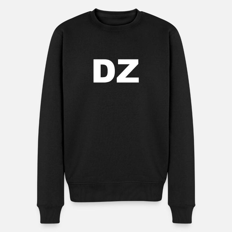 DZ Algerien - Männer Premium Bio Pullover - Schwarz
