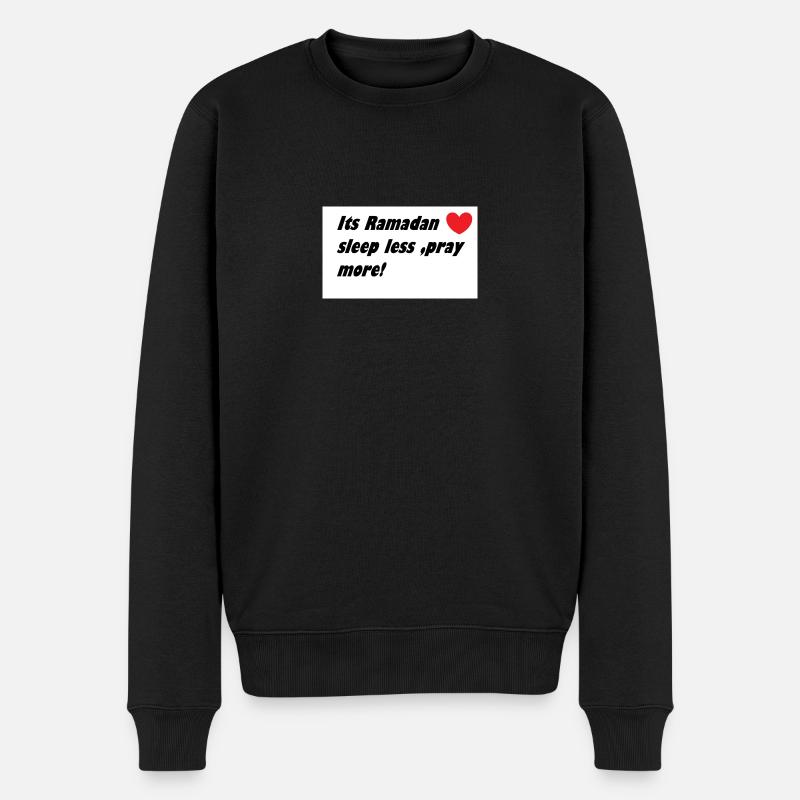 ramadan customized items - Men's Premium Organic Jumper - black