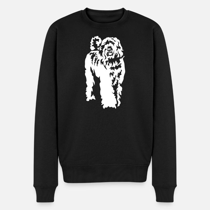 Bouvier des Flandres « Black Edition » - Pull Premium bio Homme - noir