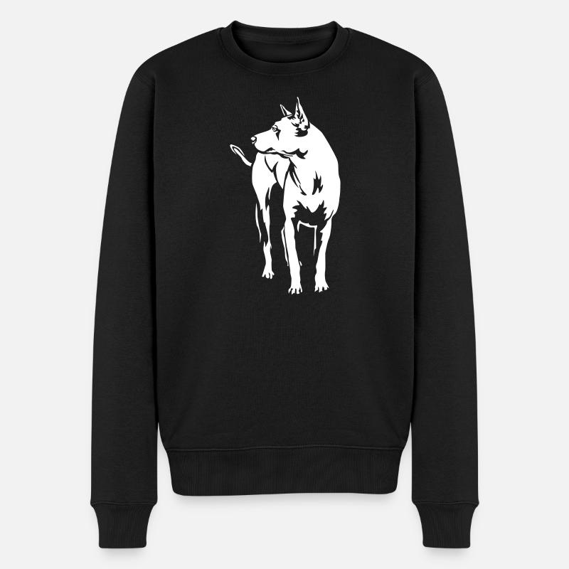 Thai Ridgeback "Black Edition" - Männer Premium Bio Pullover - Schwarz