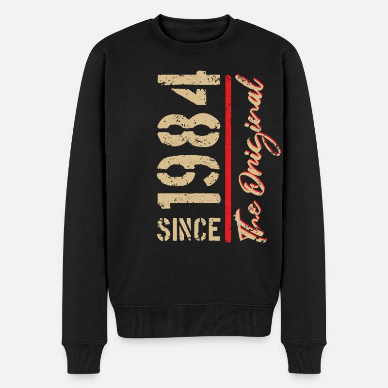 1984 L’original - Année, Année de naissance - Pull Premium bio Homme - noir