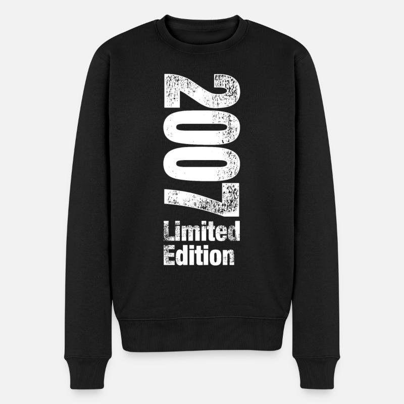 2007 Limited Edition - Männer Premium Bio Pullover - Schwarz