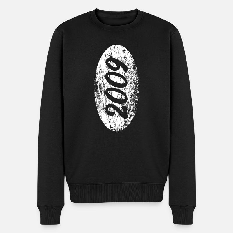 Freizeit 2009 - Männer Premium Bio Pullover - Schwarz