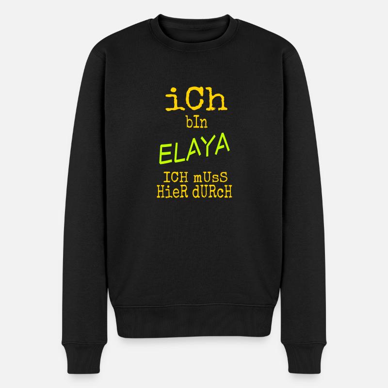 Elaya Elaya - Pull Premium bio Homme - noir