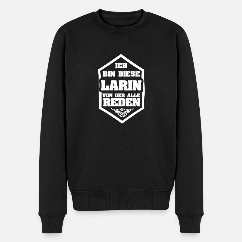Larin comme surnom - Pull Premium bio Homme - noir