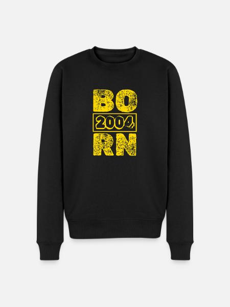 2004 2004 - Men's Premium Organic Jumper - black