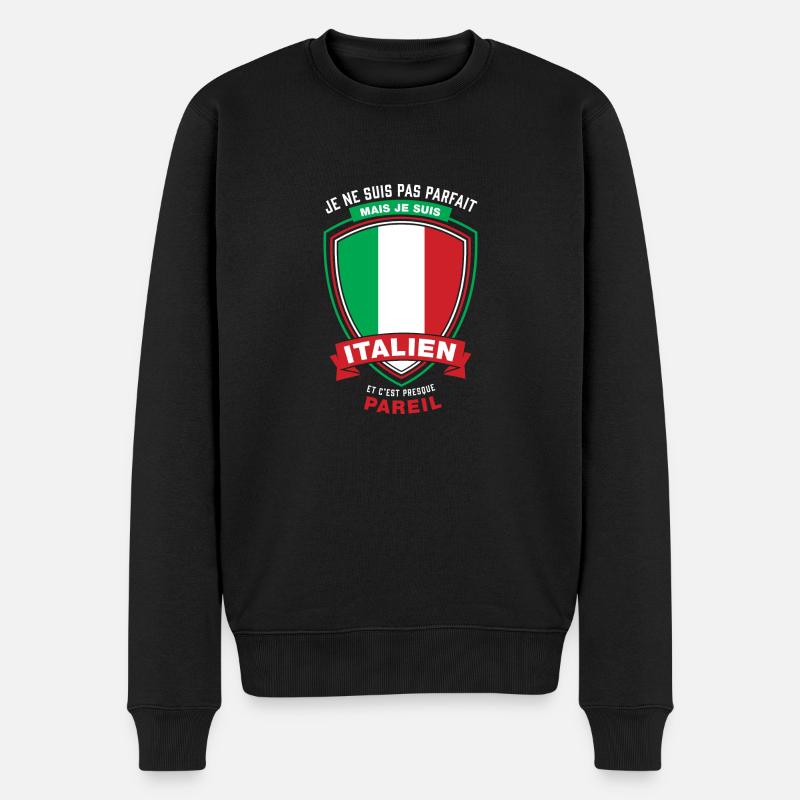 Italien Parfait - Pull Premium bio Homme - noir