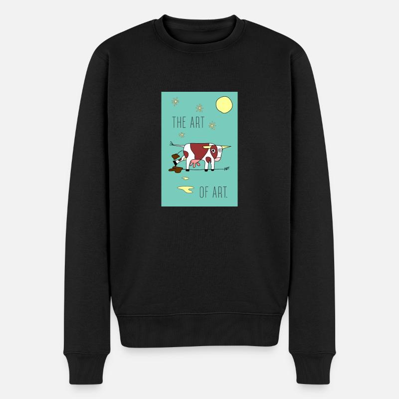 L'ART DE L'ART - Pull Premium bio Homme - noir
