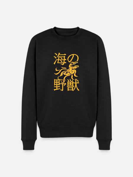 OctoRex - Men's Premium Organic Jumper - black