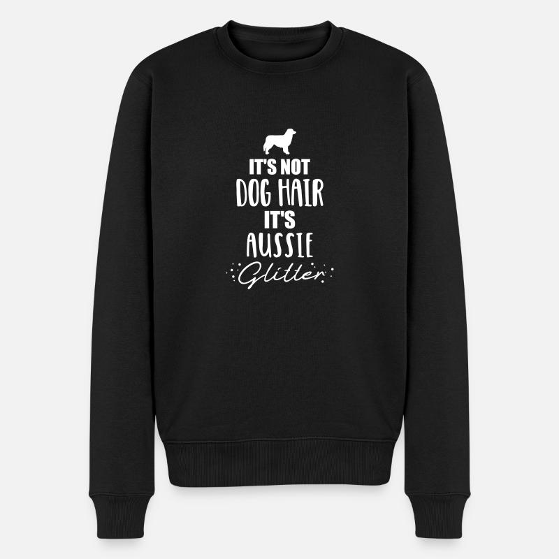 Australian Shepherd - Men's Premium Organic Jumper - black
