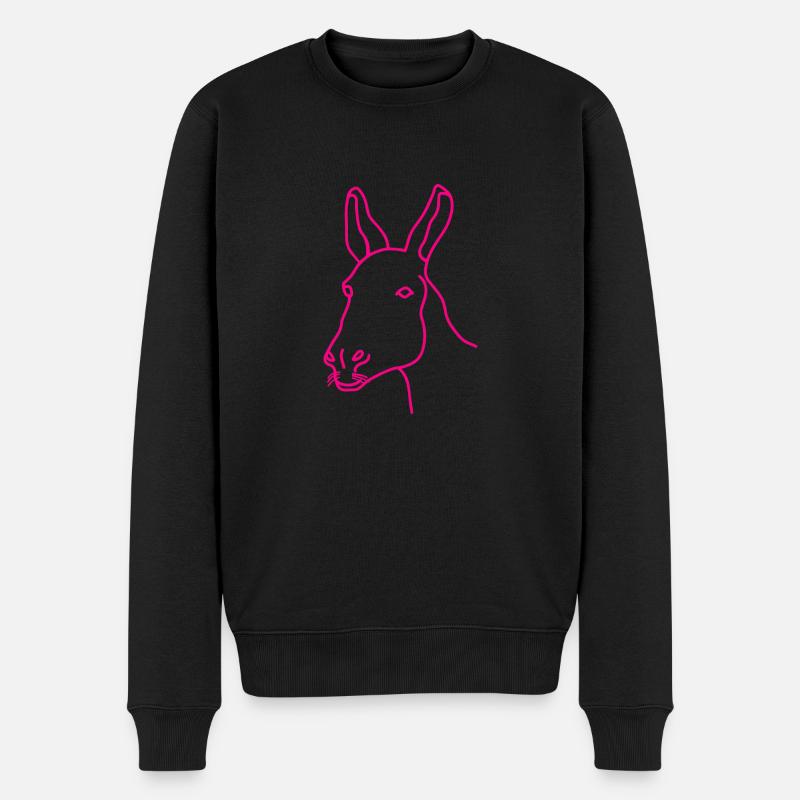 Esel d’âne - Pull Premium bio Homme - noir