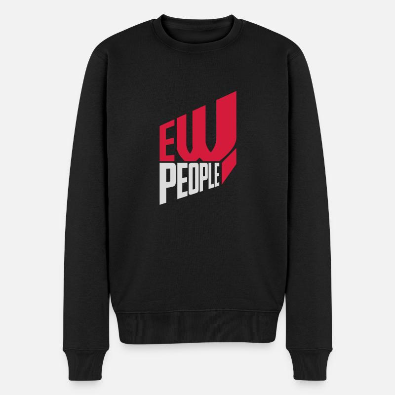 ew people citation drôle - Pull Premium bio Homme - noir