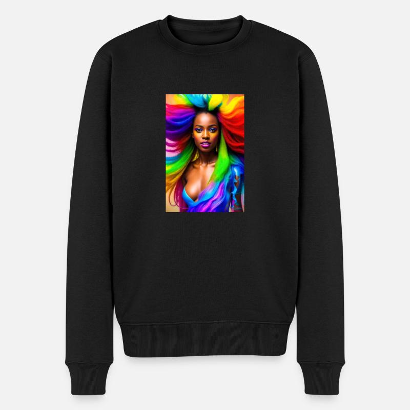 Néon Beauté 2 - Pull Premium bio Homme - noir