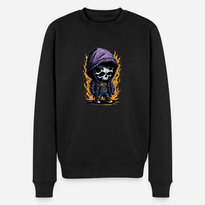 Geist - Männer Premium Bio Pullover - Schwarz