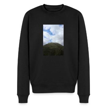 Montagnes de montagne Paysage de montagne Poster - Pull Premium bio Homme - noir - Devant - Nico (187cm)