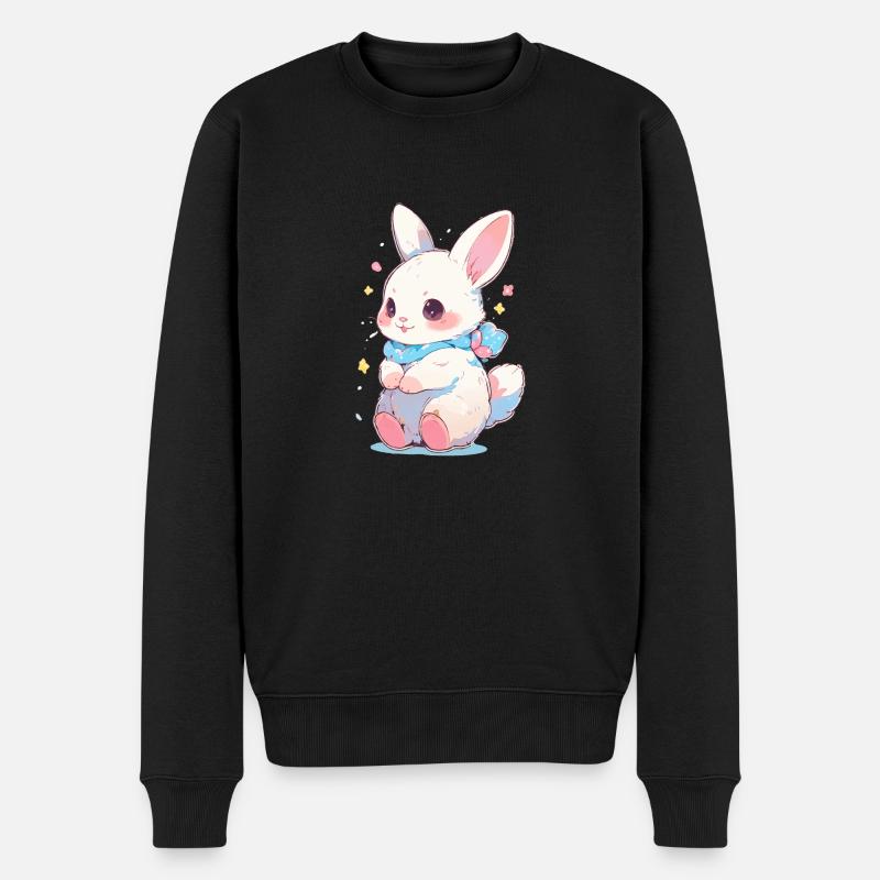 Lapin Pâques Sweet - Pull Premium bio Homme - noir