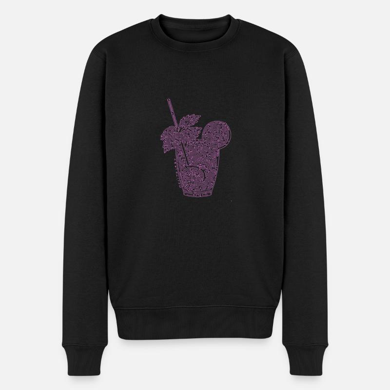 Laby Mojito Neon - Pull Premium bio Homme - noir