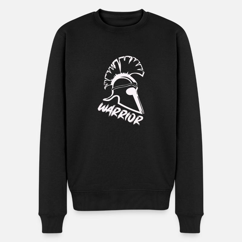 Casque Sparte Warrior - Pull Premium bio Homme - noir