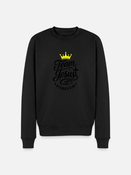 L’Équipe Jésus dicte - Pull Premium bio Homme - noir
