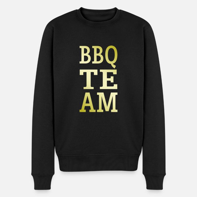 Barbecue en équipe - Pull Premium bio Homme - noir