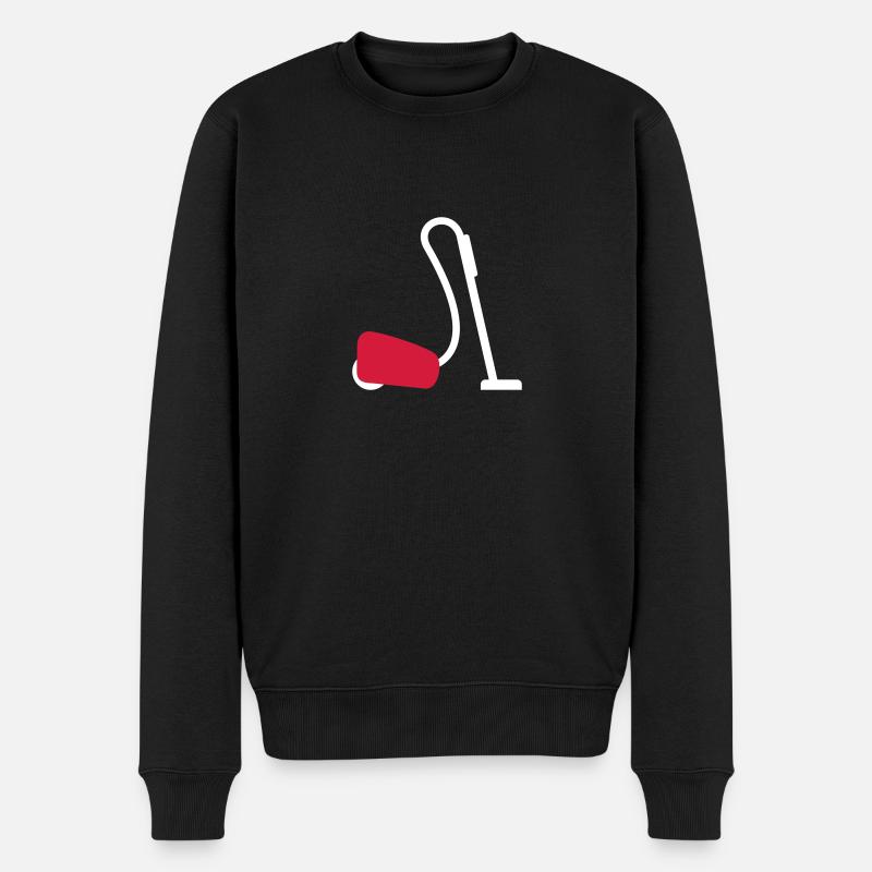Staubsauger - Männer Premium Bio Pullover - Schwarz