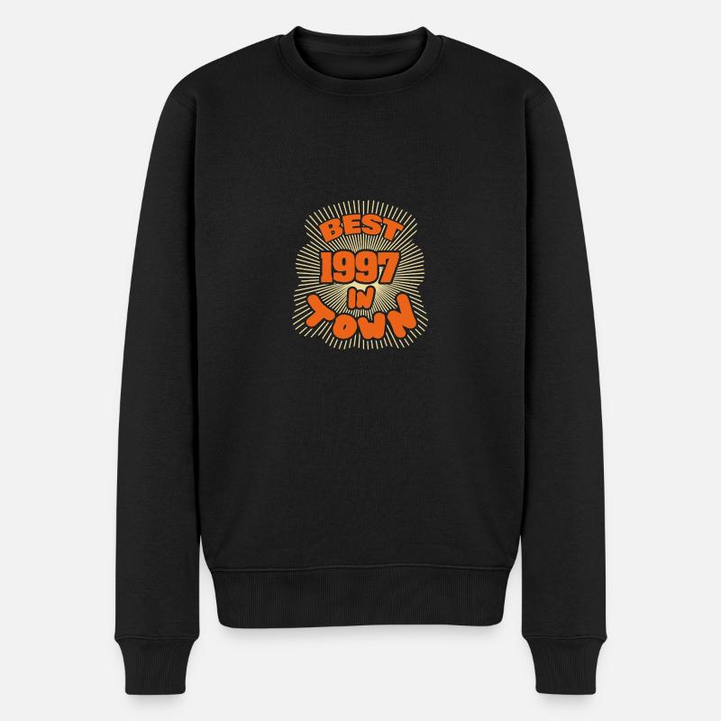 1997 - Männer Premium Bio Pullover - Schwarz