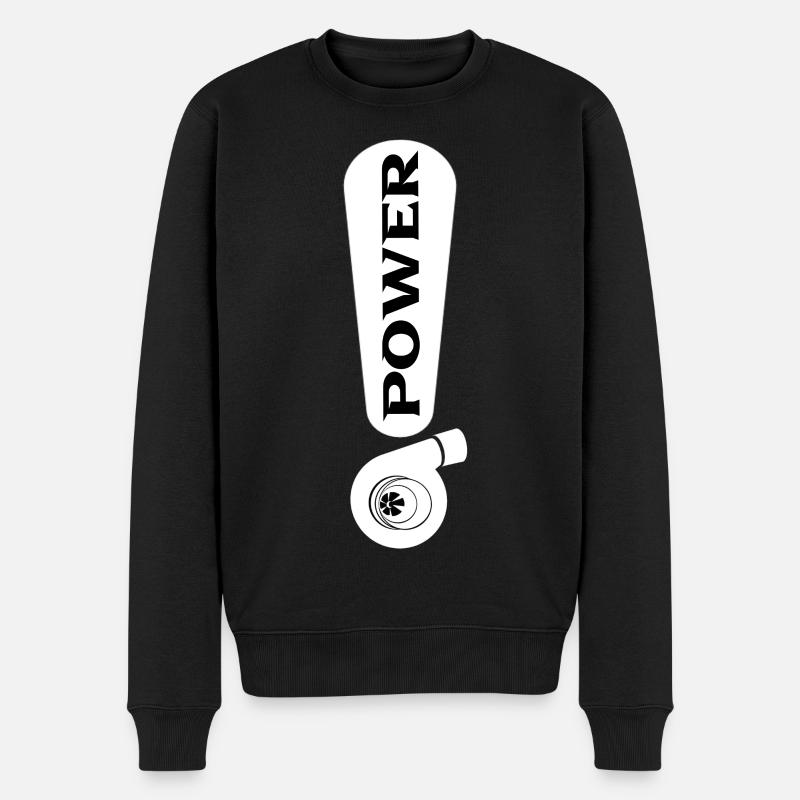 Turbo - Pull Premium bio Homme - noir