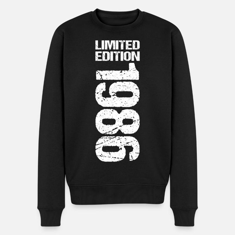 Édition limitée 1986 40e anniversaire - Pull Premium bio Homme - noir