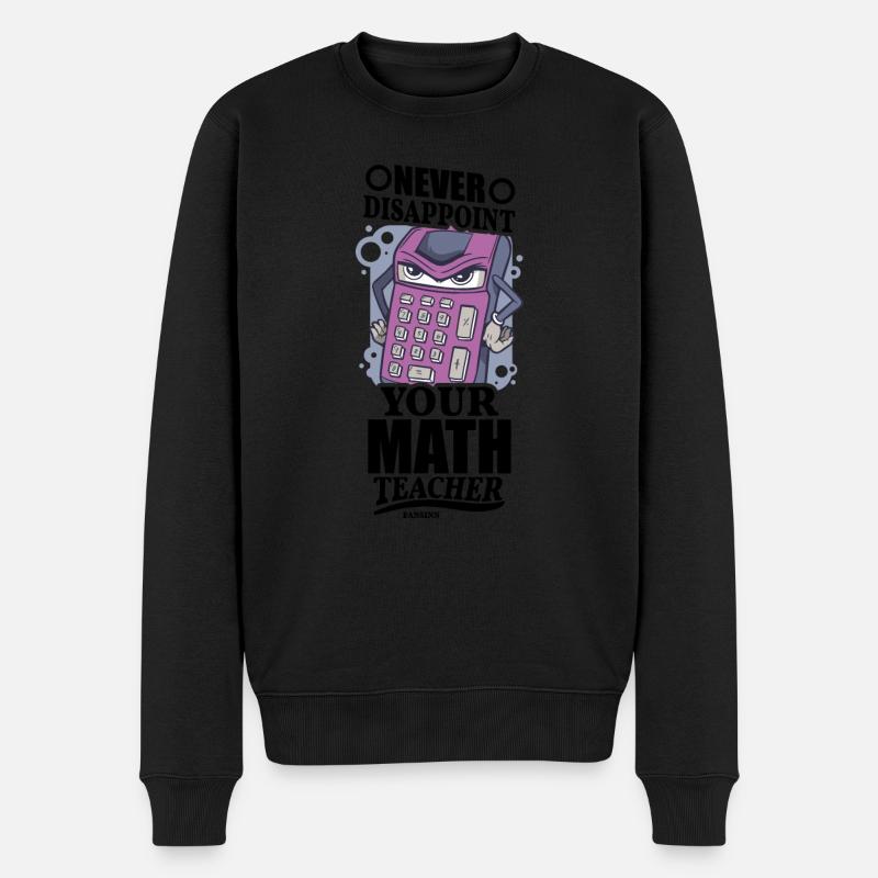 Mathematik - Männer Premium Bio Pullover - Schwarz
