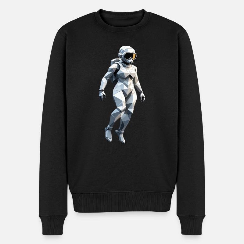 Diver - Hobby Sticker - Männer Premium Bio Pullover - Schwarz