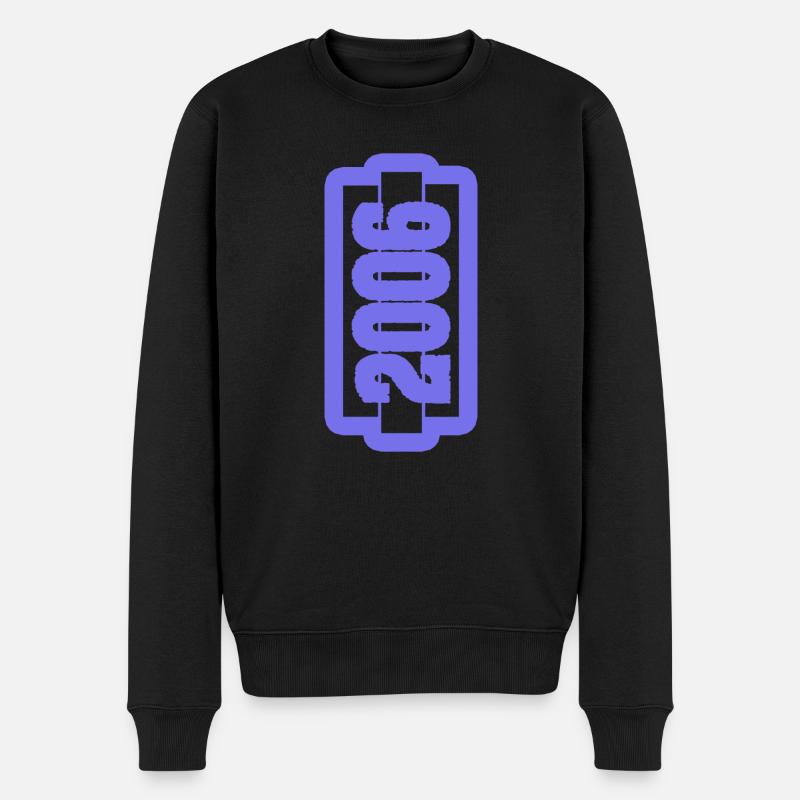 2006 - Männer Premium Bio Pullover - Schwarz