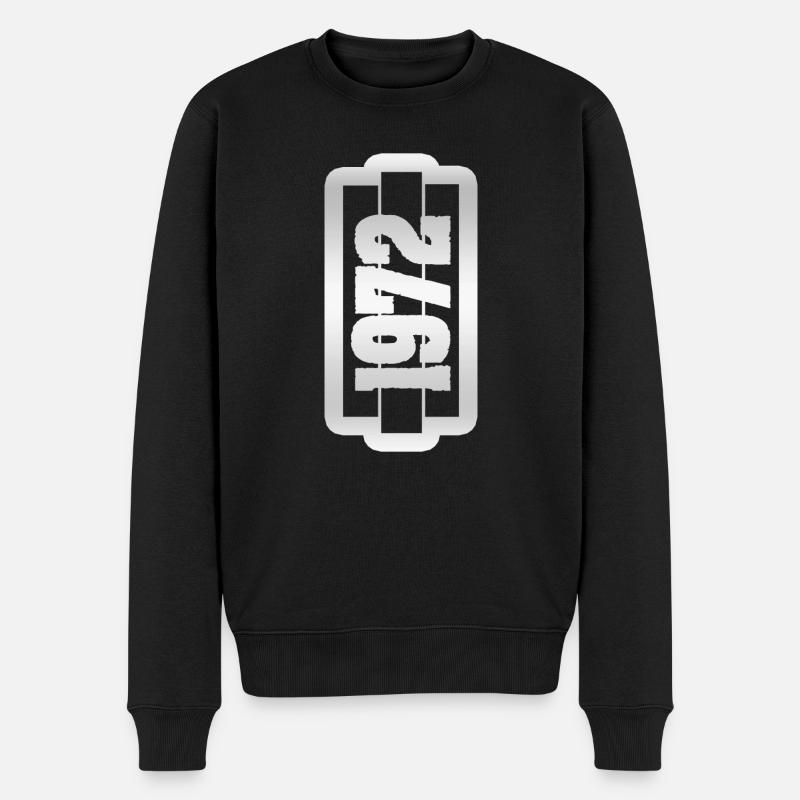Fête des pères 1972 - Pull Premium bio Homme - noir