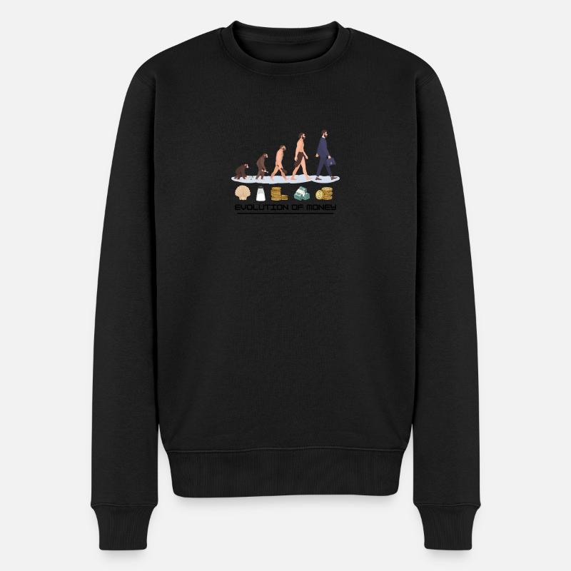 Évolution de l’argent - Pull Premium bio Homme - noir
