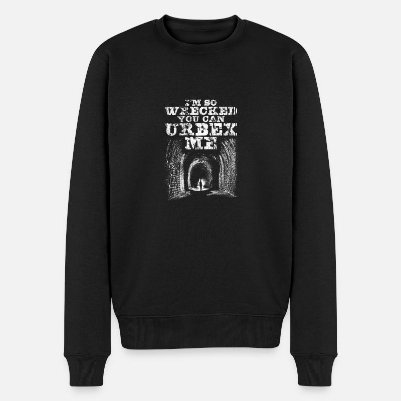 Urbex Me - Pull Premium bio Homme - noir