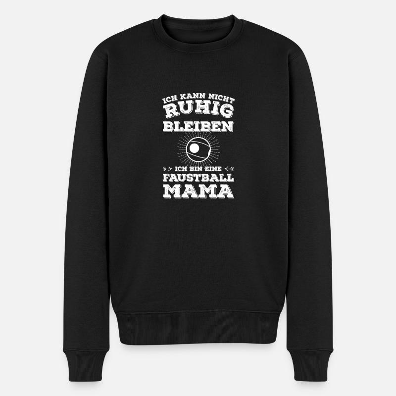 Faustball - Männer Premium Bio Pullover - Schwarz