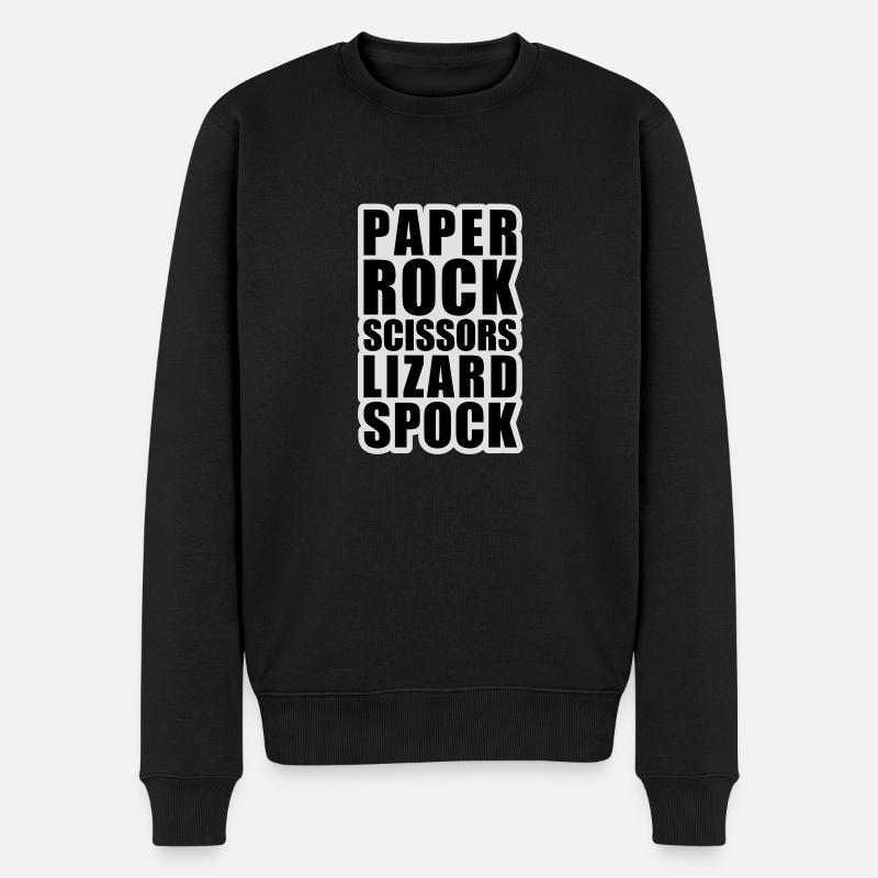 paper rock scissors - Pull Premium bio Homme - noir
