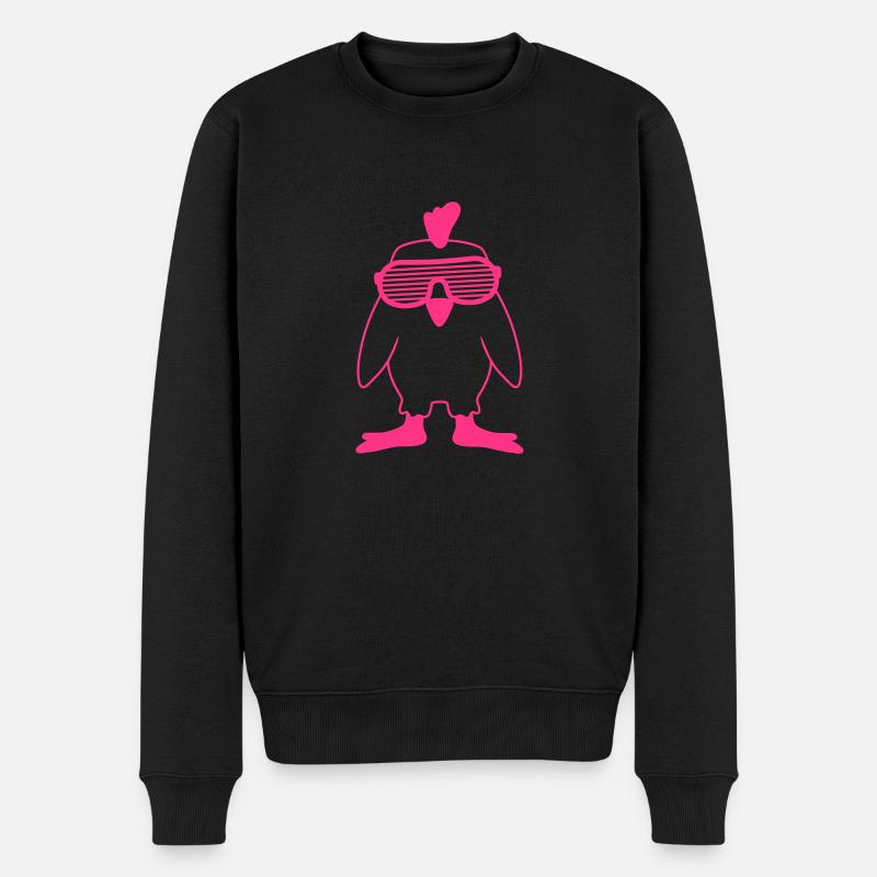 Party Chick - Männer Premium Bio Pullover - Schwarz