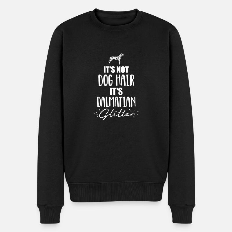 Dalmatiner - Männer Premium Bio Pullover - Schwarz