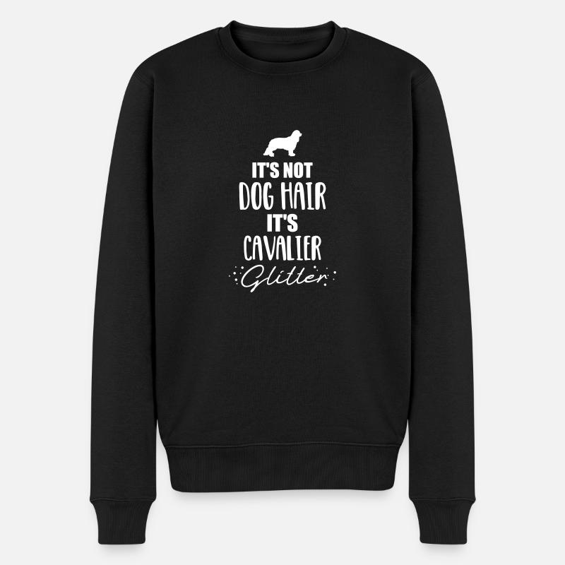 Cavalier King Charles - Pull Premium bio Homme - noir