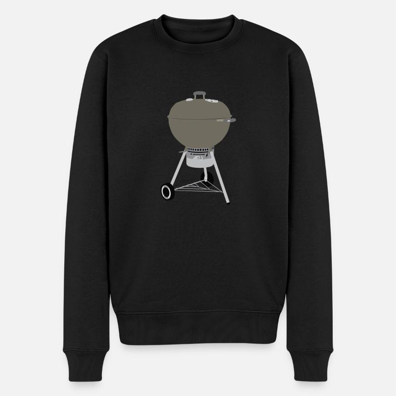 Webber - Männer Premium Bio Pullover - Schwarz