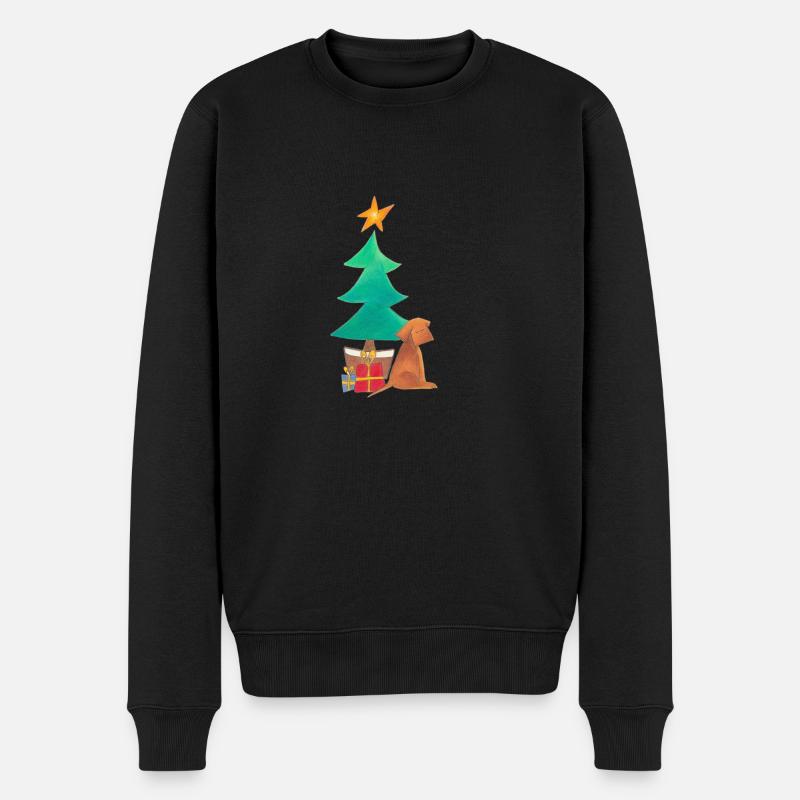 Chien de Noël - Pull Premium bio Homme - noir