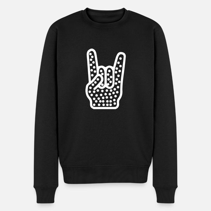 Rock and Roll Rock Music - Pull Premium bio Homme - noir